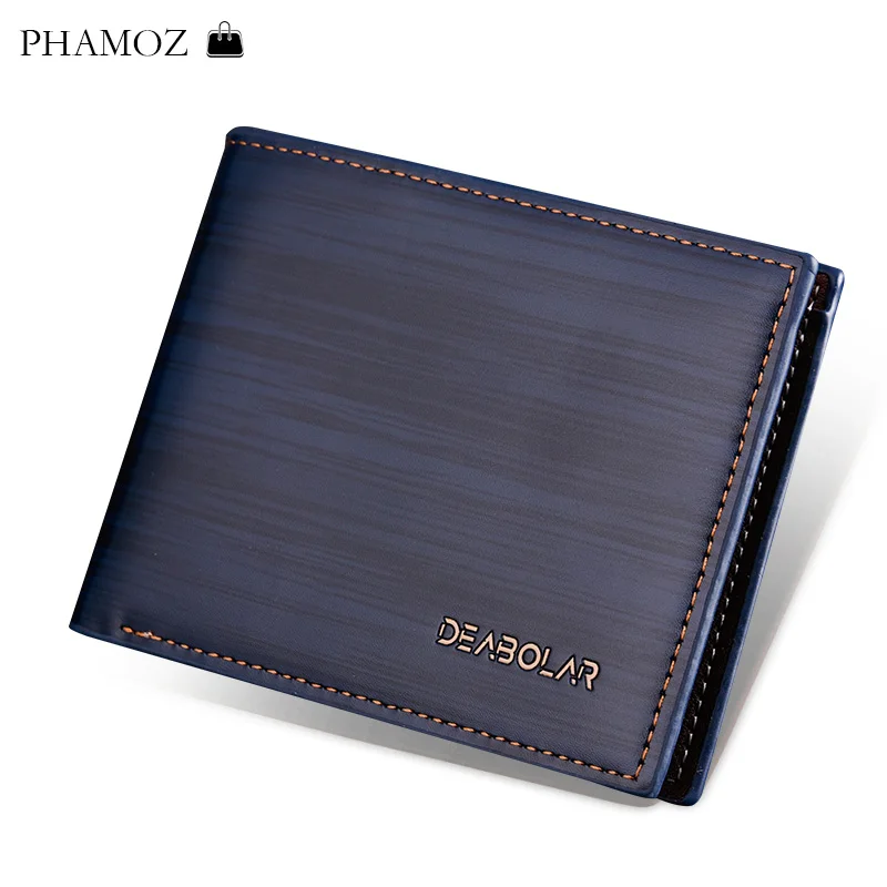 

Men Wallet Leather Soft Thin Slim Rfid Blocking Luxury Brand Short Credit Card Purse Wallet
