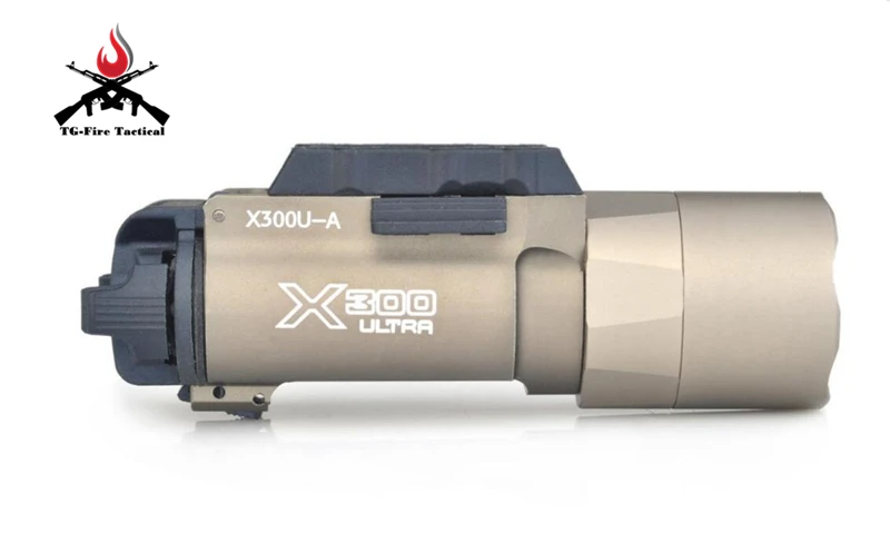 Lumen com Picatinny Elemento Airsoft Surefir Ultra X300u Fashlight Arma Pistola Lanterna 370 Rail X300 8 Luzes de armas