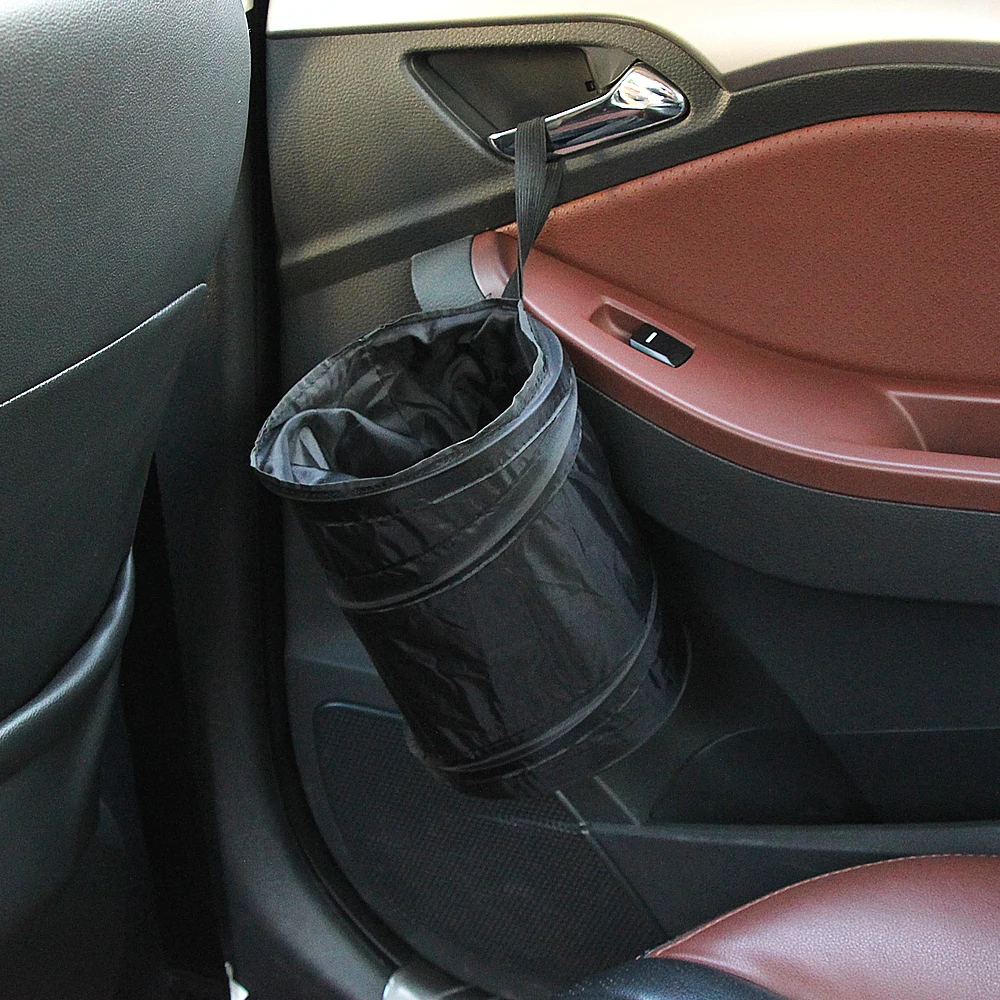 Fashion Wastebasket Trash Can Litter Container Car Auto Garbage Bin/Bag