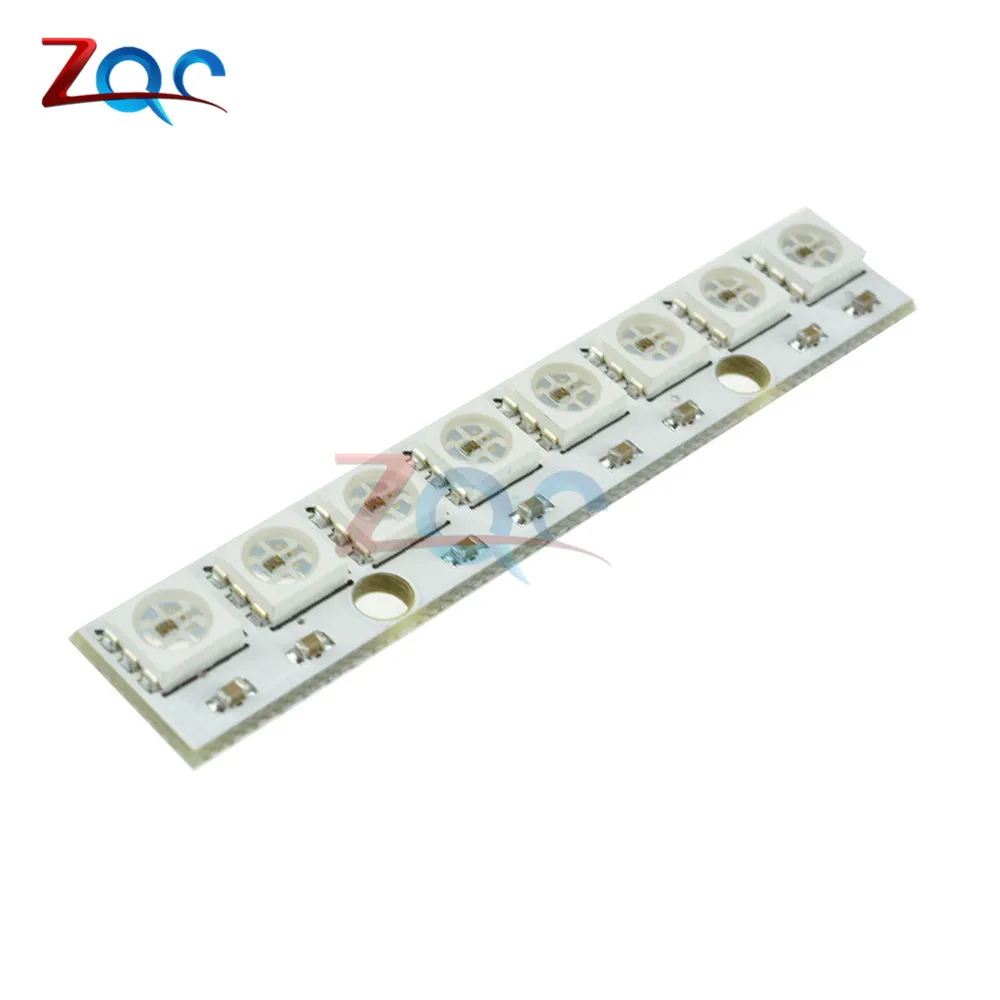 WS2812 WS 2811 5050 RGB LED Lamp Panel Module 5V 8-Bit Rainbow LED Precise For Arduino