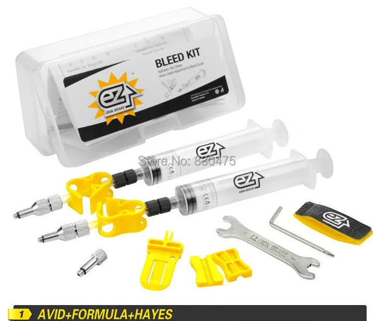 New arrival EZ Hydraulic disc Brake bleed kit mtb bleed kit for AVID formula hyyes Disc Brake System New arrival EZ Hydraulic disc Brake bleed kit mtb bleed kit for AVID formula hyyes Disc Brake System