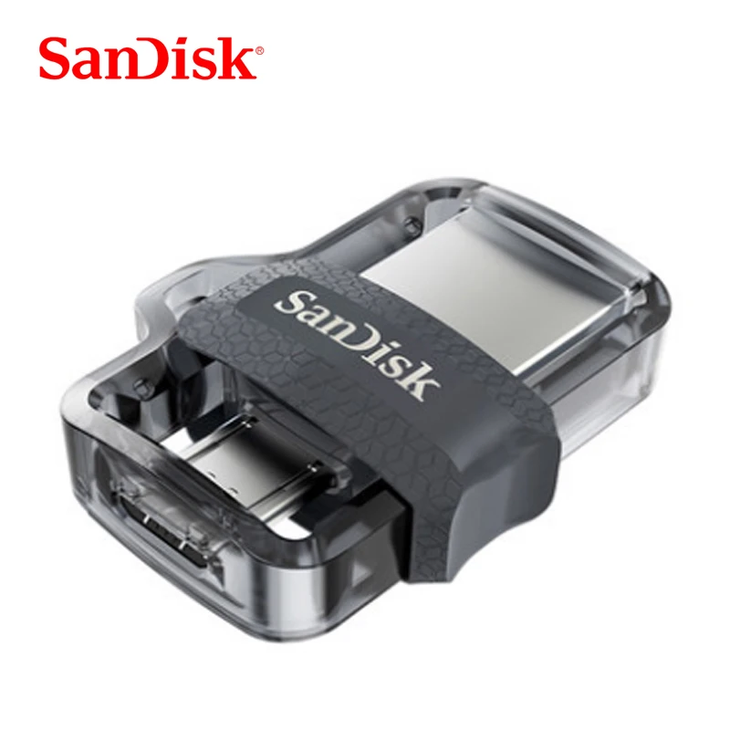 Sandisk Mini USB 3,0 двойной OTG USB флеш-накопитель 128 Гб 64 ГБ 32 ГБ 16 ГБ флеш-накопители USB3.0 высокая скорость до 150 м/с для Android телефона