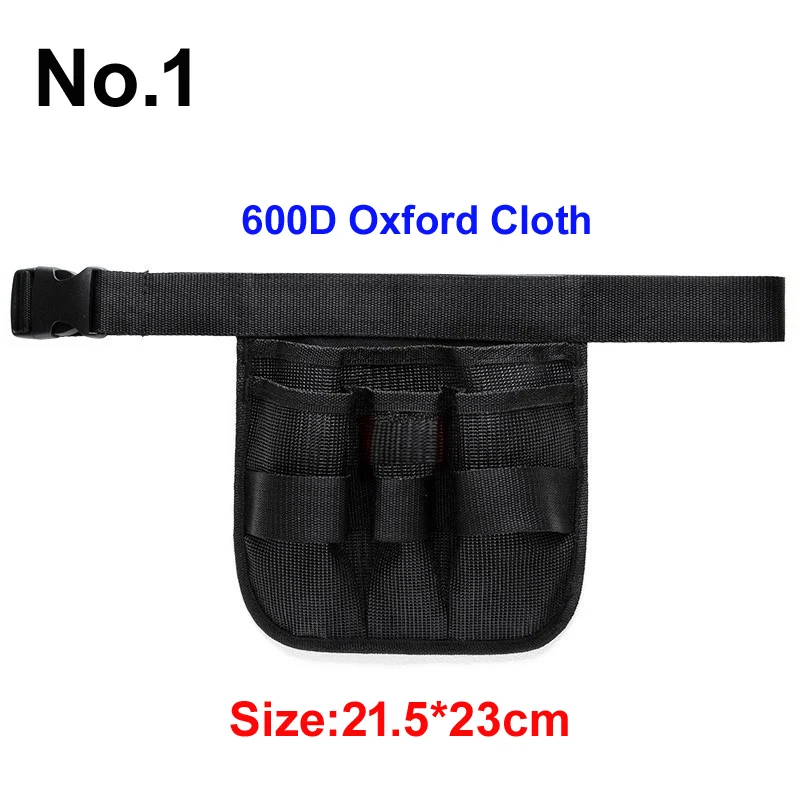 

New High Quality 600D Oxford Cloth Green /Black Hand Tool Bag Reflective Tape Garden Tools Belt Cleaning Bag