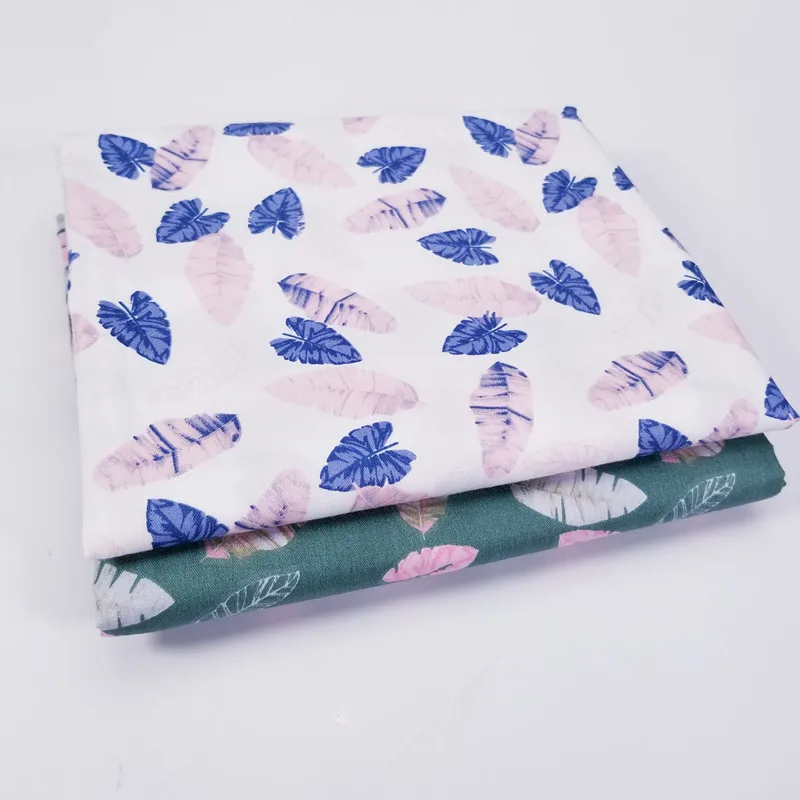 

Feather Printing 100% Cotton Twill Fabric Patchwork Textile cloth DIY Sewing Quilted Fabric Designed For Baby Apparel Fabric