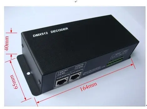 

FREE SHIPPING,12V/24V,DMX512 decoder for RGB LED Controller