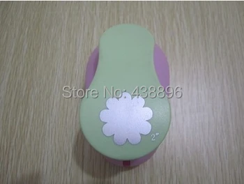 

free shipping 2"(5.0cm) nine petal EVA foam punch paper punch for greeting card handmade ,Scrapbook Handmade puncher
