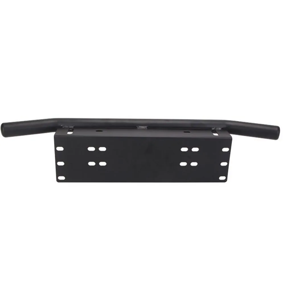 

Bull Bar Work Auto Bumper Black License Plate Frame Off-road Vehicle Mount Aluminium Alloy Car Accessories Lamp Bracket Holder
