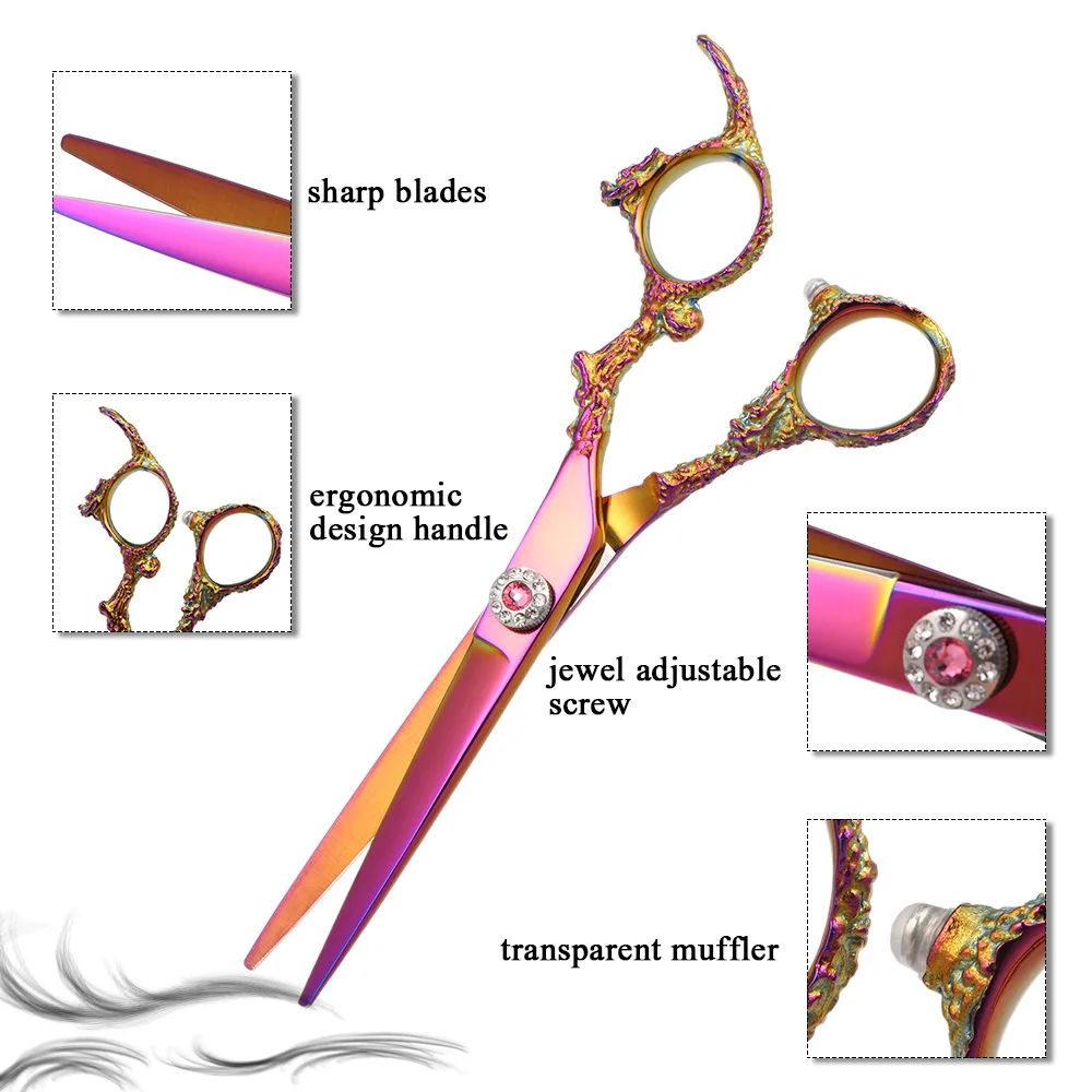 

1PC Salon Professional Barber Hair Cutting Thinning Scissors Japan Shears Hairdressing Hairdresser Razor Haircut Shears