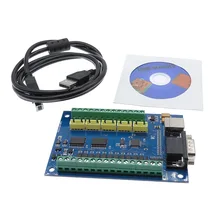 Máquina de gravação do driver da placa do cnc mach3, 5 eixos com placa do controlador de movimento do passo mpg