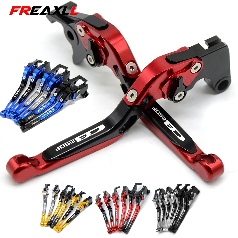 

CNC Motorcycle Accessories Levers For Honda CB650F cb 650f 2014-2018 2015 2016 2017 Aluminum Adjustable Brake Clutch Levers