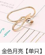 1Pc Silver Color /Golden Ear Cuff Earrings Women Star Heart Charming Hot Sale Without Non Piercing Cartilage Ear Clip