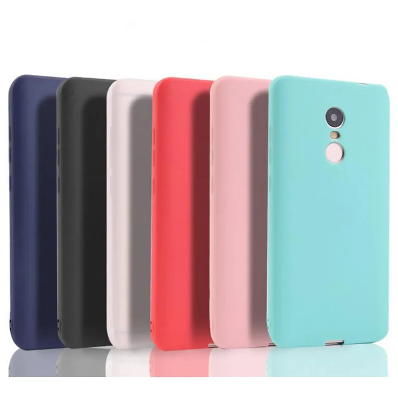 

Case for Xiaomi Redmi Note 4 4A 4X 5 5A Matte Candy Solid color Cover Silicone TPU soft case for Xiaomi 5s Plus 6 A1 A2 8 SE