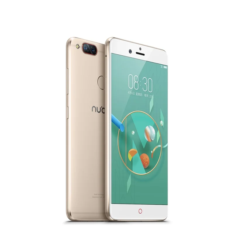 Nubia Z17 Mini, 4 Гб ОЗУ, 64 Гб ПЗУ, двойная задняя камера, мобильный телефон Snapdragon 652, четыре ядра, 5,2 дюймов, отпечаток пальца, 1080 P, FHD