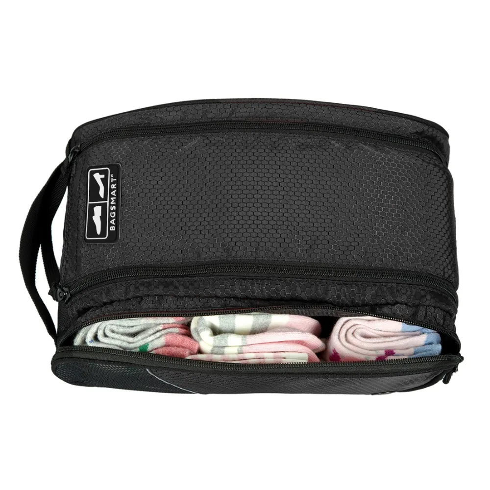 BAGSMART خفيفة الوزن للماء تنفس حقيبة أحذية للسفر للجنسين حقيبة أحذية الأزياء الأمتعة السفر أكياس