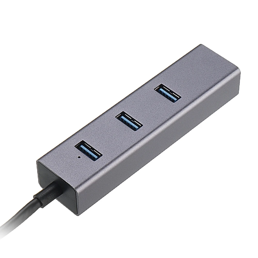 0,5 м 1000 Мбит/с Gigabit Ethernet Lan 3 порта USB 3,0 концентратор usb-адаптер для Rj45 сетевой карты порт сплиттер для ПК