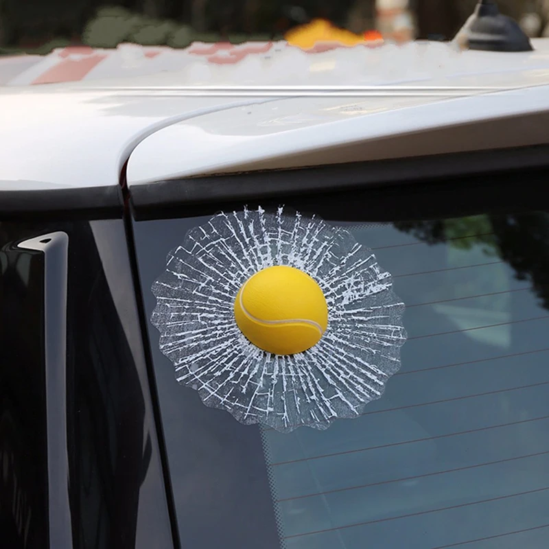 3D Автомобильная наклейка s смешной Авто Стайлинг мяч хиты наклейка на кузов и окна автомобиля самоклеющаяся бейсбольная наклейка «теннис» Аксессуары