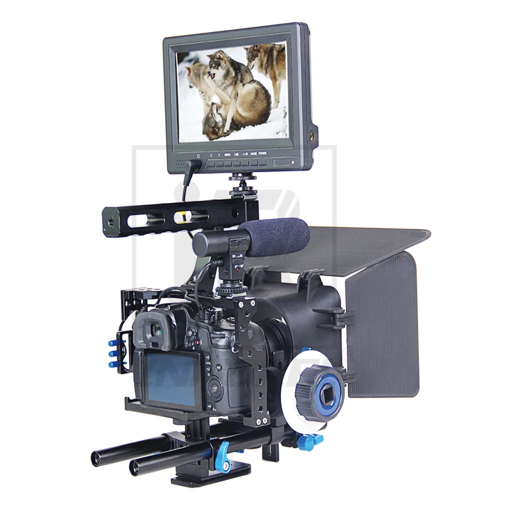 Клетка YELANGU C500 для GH4 A7 комплект широкой камеры DSLR держатель стабилизатор пленки