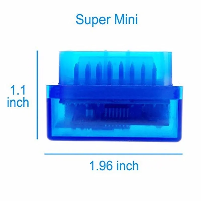 Высокое качество Мини elm327 v2.1 OBD2 Bluetooth Авто сканер OBDII 2 автомобилей ELM 327 Тестер диагностический инструмент для Android для Windows Symbian