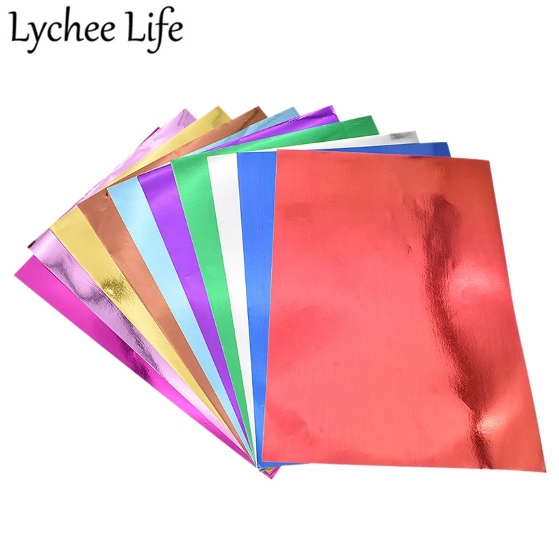 Lychee Life A4 Gold Foil Paper Solid Color Aluminized Wrapping Paper