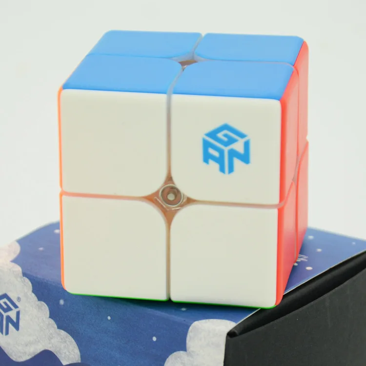 GAN249 V2 M 2x2x2 Магнитные Magic Cube головоломка 2x2 Скорость Cube Ган Air 249 2 м профессиональный лад Развивающие игрушки для детей