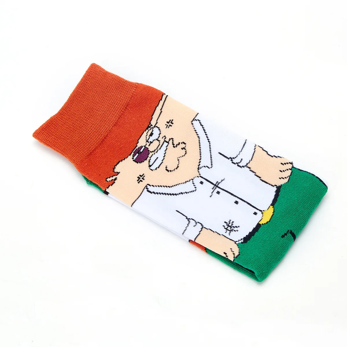 Носки с забавными рисунками героев мультфильмов; носки с принтом Патрика и звезды; оригинальные носки для мужчин и женщин; дышащие хлопковые носки в стиле хип-хоп; подарки для мужчин - Цвет: 1