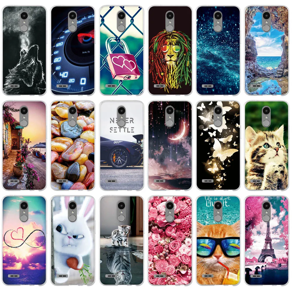 ل LG K10 2017 حالة لينة سيليكون عودة شل ل LG LV5 غطاء كوكه ل LG K10 2017 M250N M250 الهاتف الحالات ل LG K10 2017 LV5