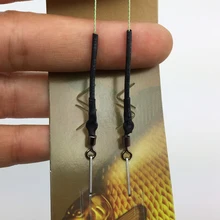 8 шт./4 шт рыболовный крючок на карпа ссылку готовые волосы комбинированные крюк связаны готовы 7/8/9/10/11/12# Pesca аксессуары