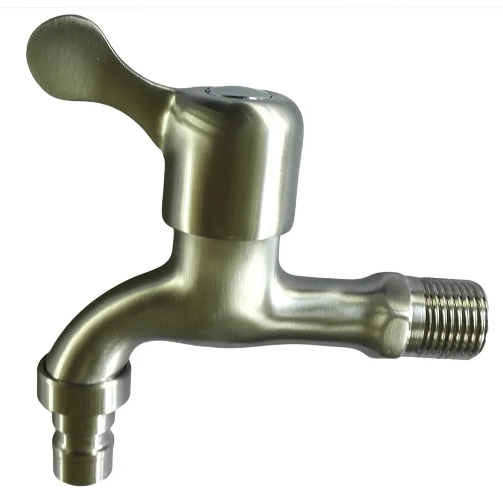 

LF36021 G1/2 SUS 304 Bibcocks faucet used on washing machine, cold faucet,Washing Machine tap Free shipping