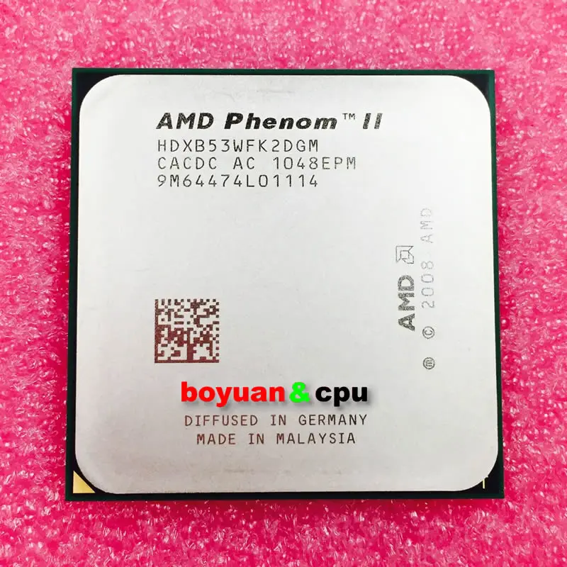 AMD Phenom II X2 B53 2 8 ГГц двухъядерный процессор HDXB53WFK2DGM разъем AM3 | Компьютеры и офис