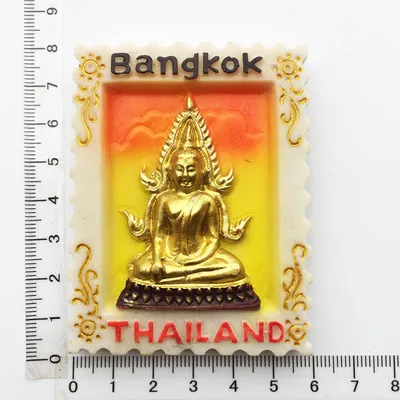 BABELEMI 1 шт. резиновый 3D магнит на холодильник, Таиланд, Чиангмай, Phuket, Паттайя, Ко Чанг, туристические сувениры, магниты на холодильник - Цвет: Зеленый