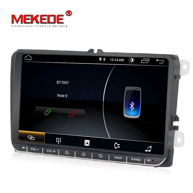 Sale MEKEDE 9inch Touch screen Android8.1 car Audio for  passat b7 b6 golf 5 polo tiguan octavia support GPS navi Ipod BT radio mic 5