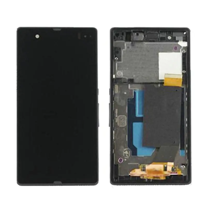 For Sony Xperia Z C6602 C6603 L36 L36h LCD Display Touch Screen Digitizer with Empty Frame