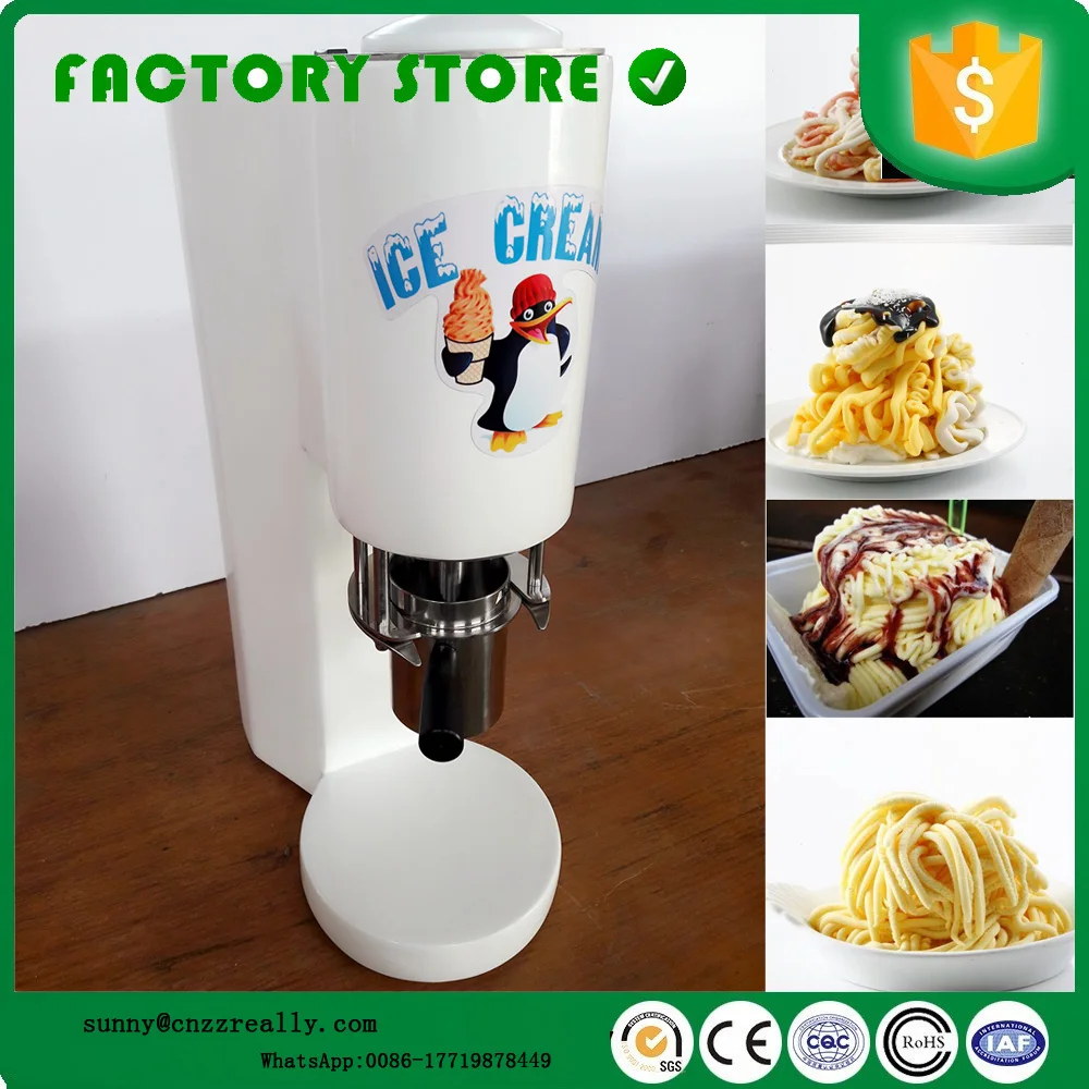 mini Spaghetti Ice Cream Machine italian ice cream noodle maker hard