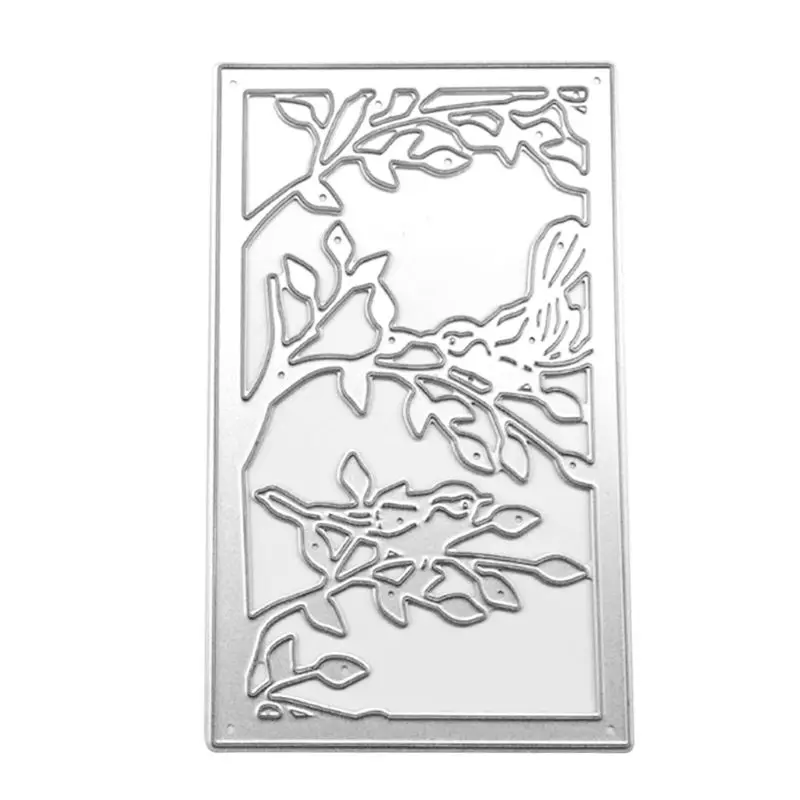 

56x93mm Carbon Steel Leaf Branch Cutting Die Embossing Stencil Mold For DIY Paper Art Handcraft Scrapbook Card Decoration Tool