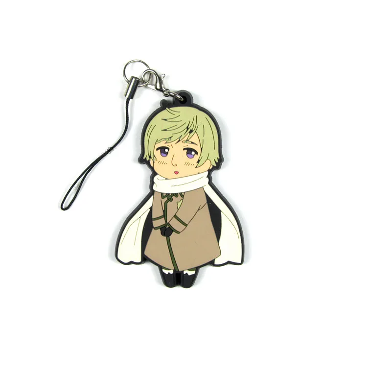G143 Axis Power Hetalia Anime llavero Feliciano Vargas Ludwig Honda Jones llavero correa de caucho/encantos del teléfono G143 Axis Power Hetalia Anime llavero Feliciano Vargas Ludwig Honda Jones llavero correa de caucho/encantos del teléfono