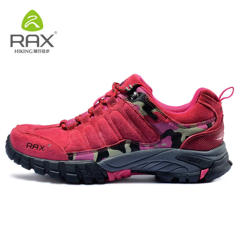 

RAX Men Waterproof Leather Antiskid Hiking Shoes Men Outdoor Trail Camping Climbing Mountaineering Hunting Shoes 43-5c307