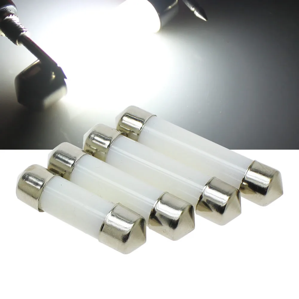 Festón de luz LED, domo 31mm 36mm 39mm 41mm c5w 212 2 6418 blanco frío, lámpara de placa de matrícula, bombilla de luz led, bombillas de cobertura lechosa 12V|light factories|bulb headlightlight pumpkin - AliExpress