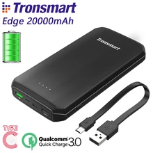 Tronsmart Edge 20000mAh PBT20 Power Bank Quick Charge font b Powerbank b font External Portable Phone