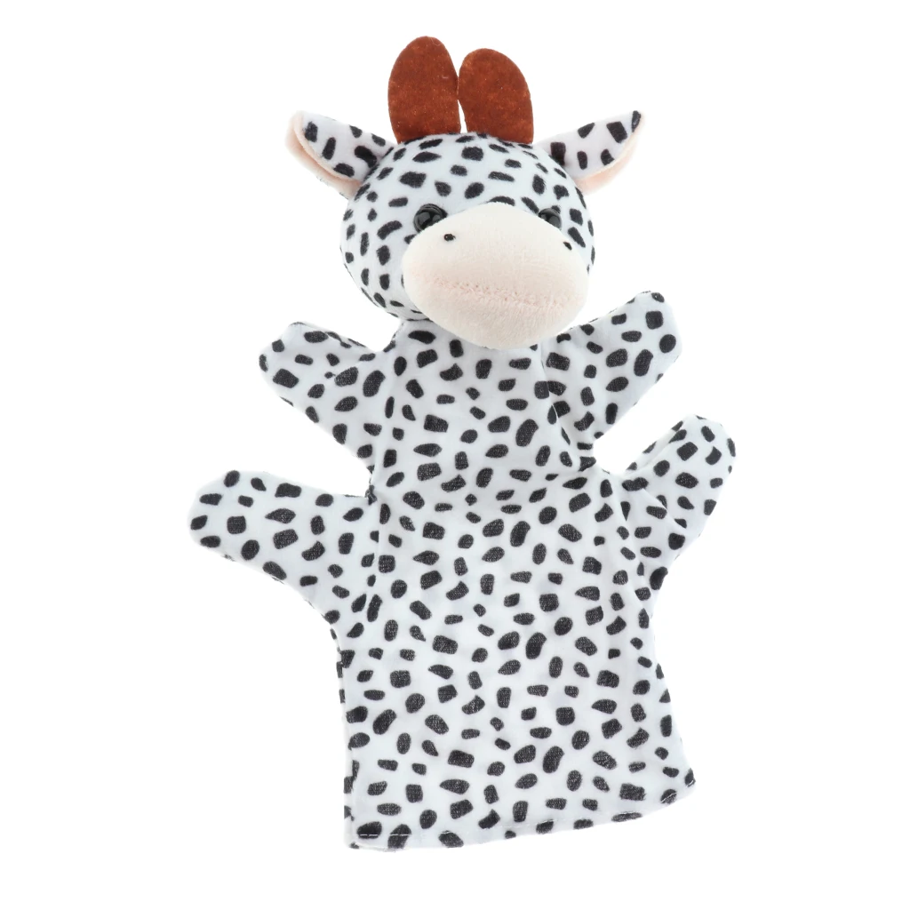 11 Kinds Big Hand Puppet Animal Plush Doll  9 Inch Soft Hand Puppets Imaginative Play Toy Kids Adults Party Favors Birthday Gift