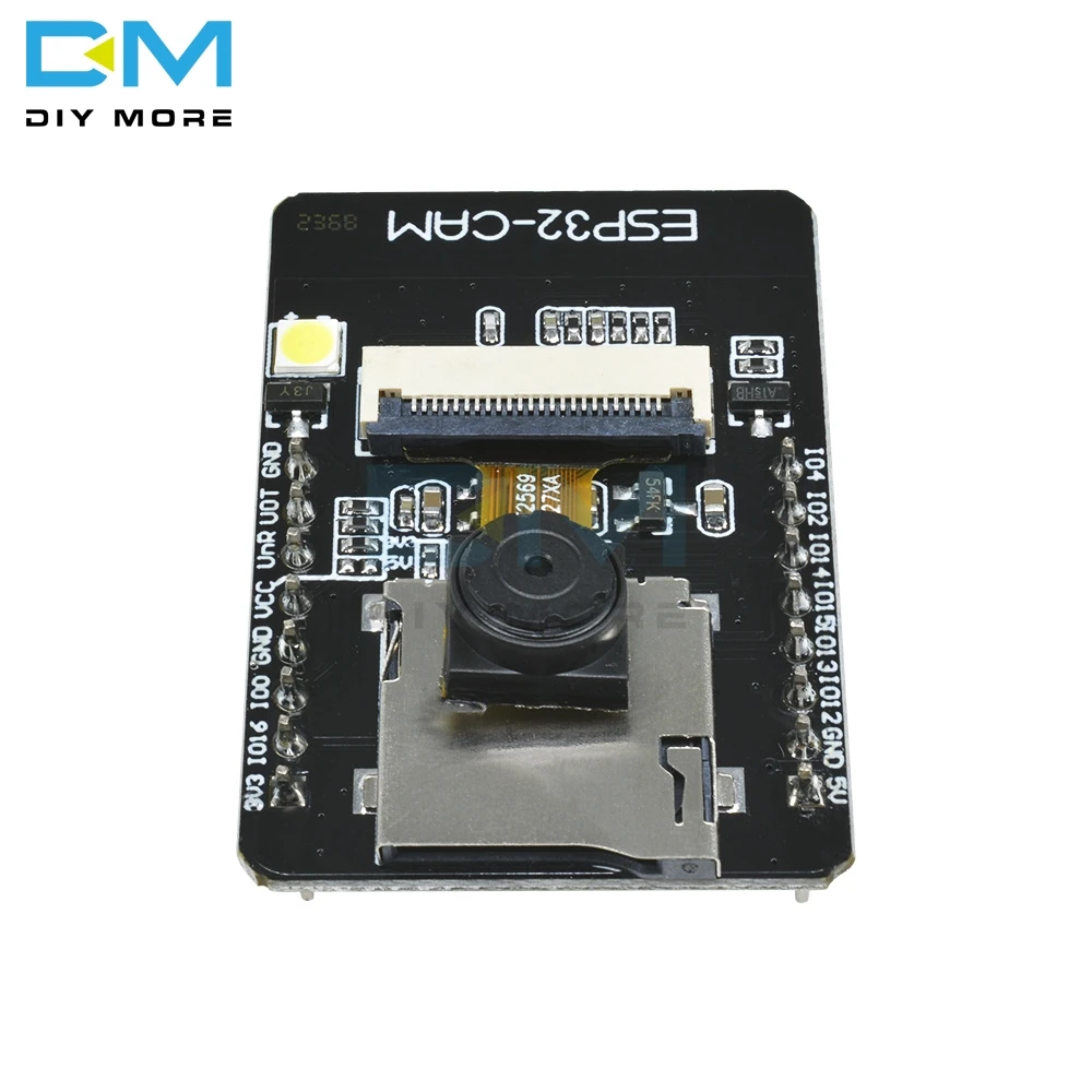 OV2640 ESP32-CAM Беспроводной Bluetooth модуль беспроводного доступа Wi-Fi, Камера макетная плата DC 5V ESP32 двухъядерный 32-бит Процессор 2MP TF карты OV7670