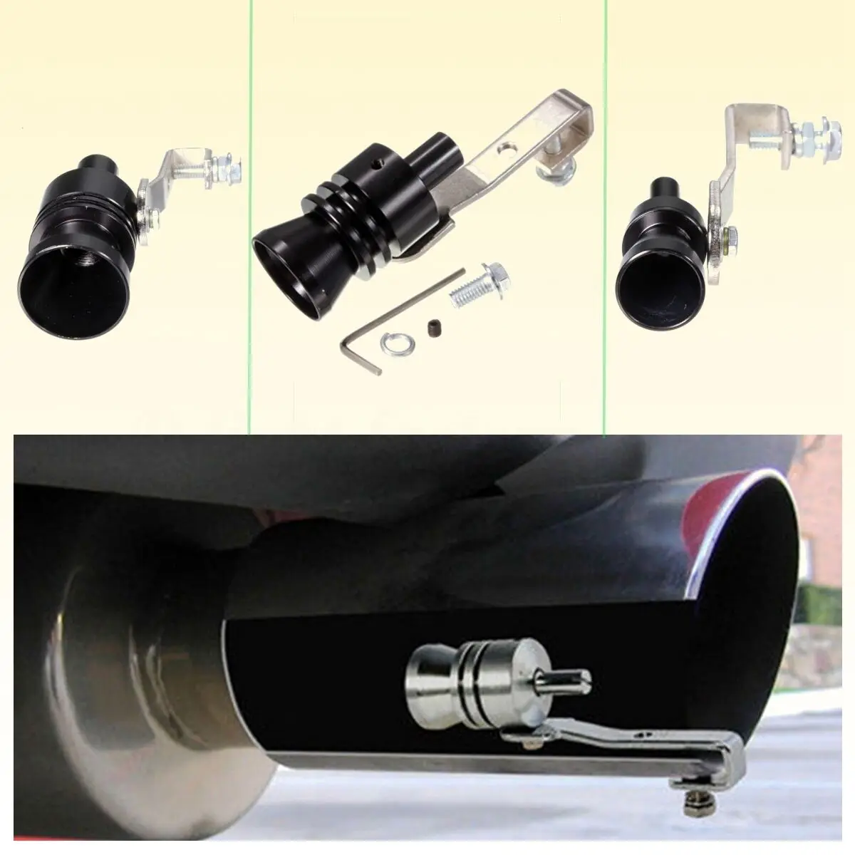 

Turbo Sound Whistle Exhaust Muffler Pipe Blow Off Valve Simulator Whistler XL