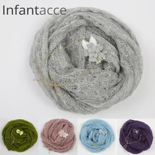 Реквизит для фотосессии новорожденных; накидка+ повязка на голову; мохеровые вязаные обертки; одеяло; requisiten; Детские аксессуары для гамака; реквизит