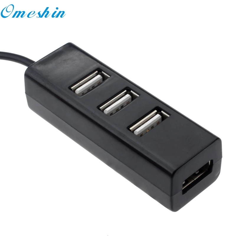 4 портовый сплиттер концентратор адаптер мини USB 2 0 высокоскоростной для ПК