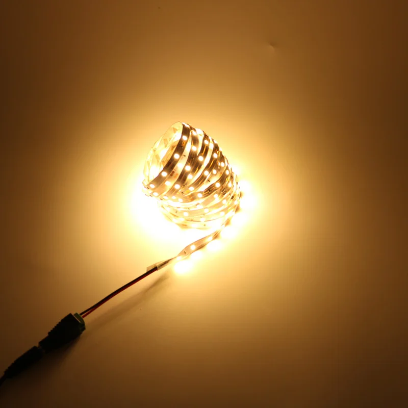 5 м 2835 SMD Светодиодная лента в комплекте один цвет 12 В постоянного тока 60