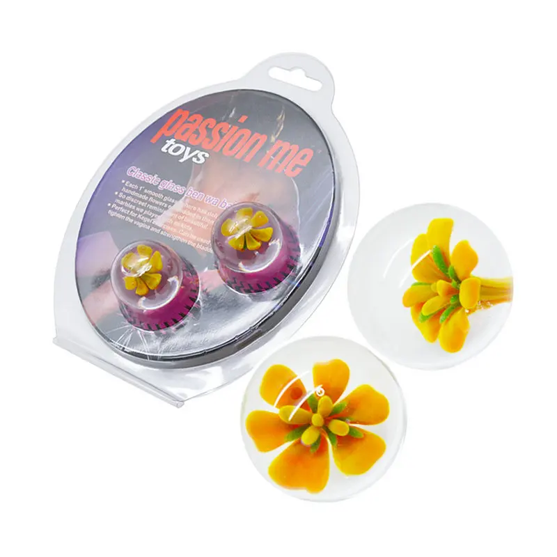 Lovetoy Sophsiticated Floral Glass Giggle Balls Advanced -3190