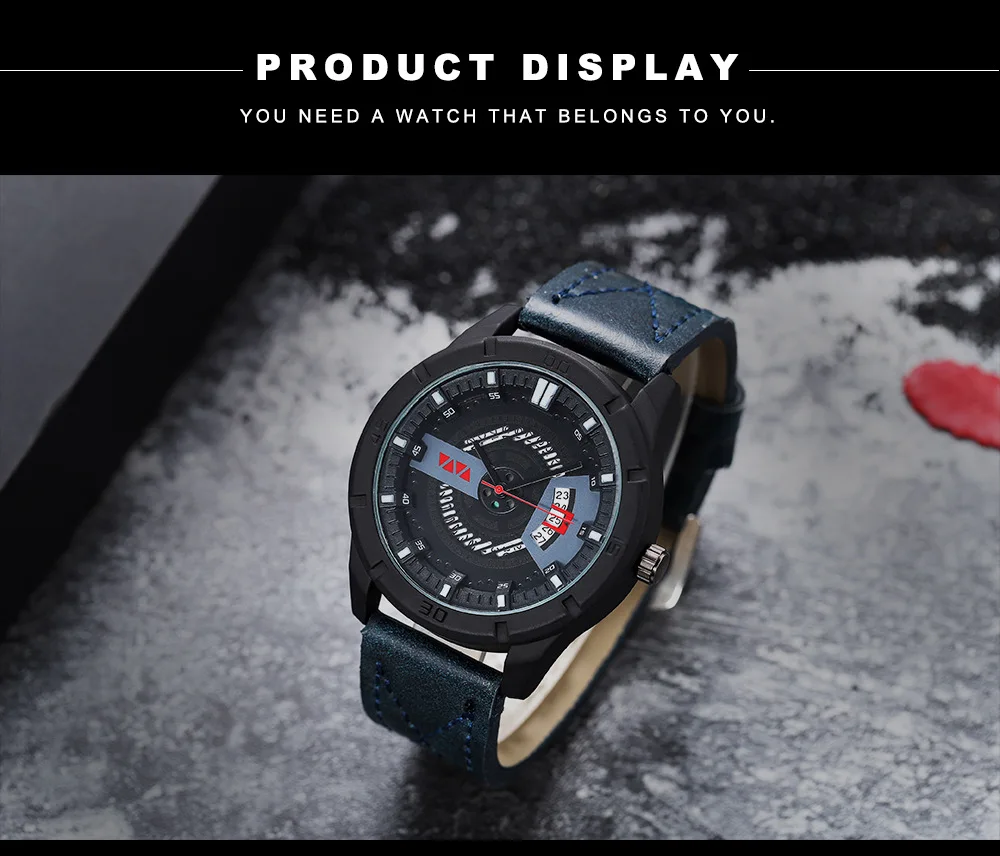 Мужские часы Relogio Masculino, роскошные брендовые модные спортивные наручные часы, мужские кожаные кварцевые часы, Прямая поставка, reloj hombre
