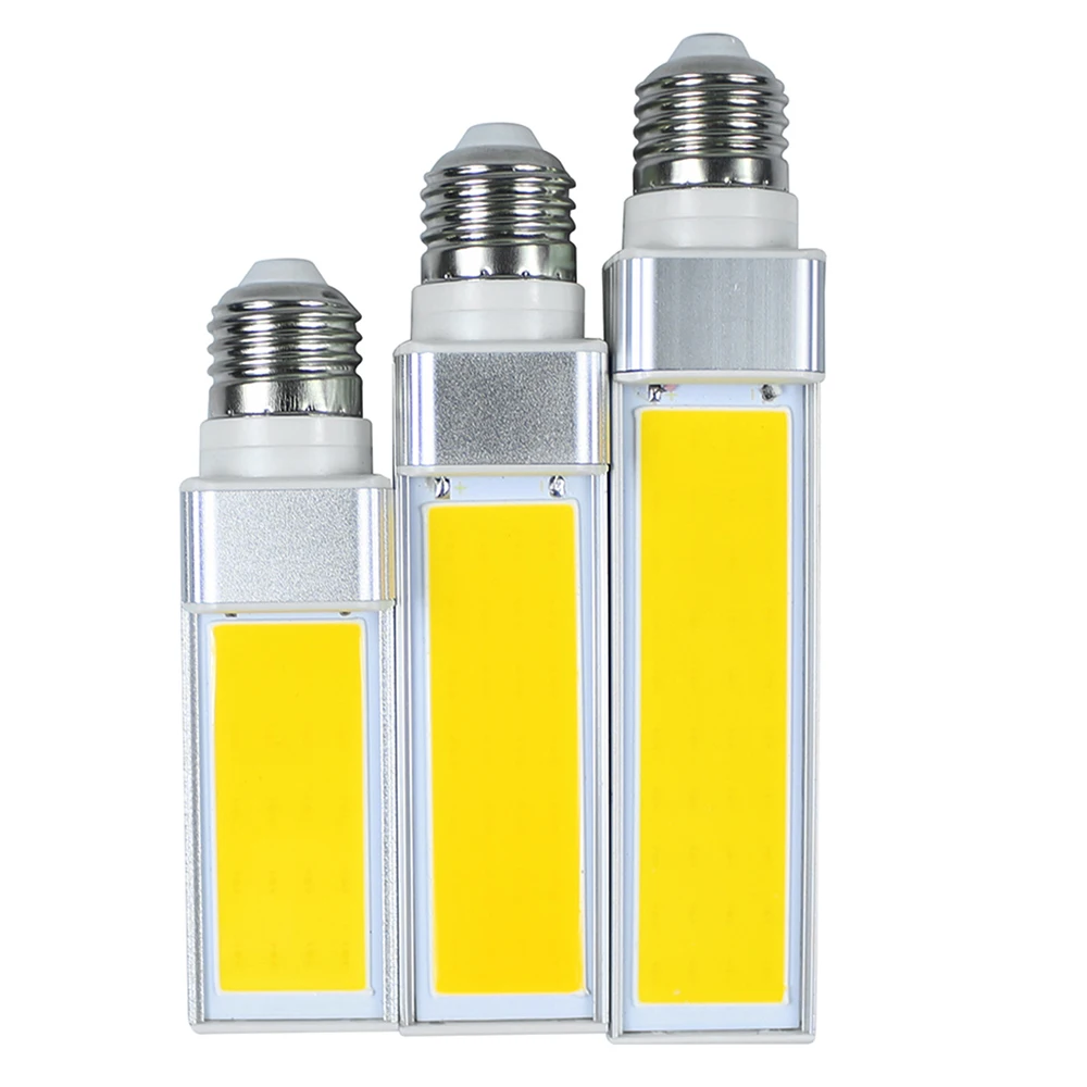 

Lampada E27 10W 12W 15W COB LED Corn Light AC85V-265V Horizontal Plug lamp Bombillas LED PL Corn Bulb Spotlight