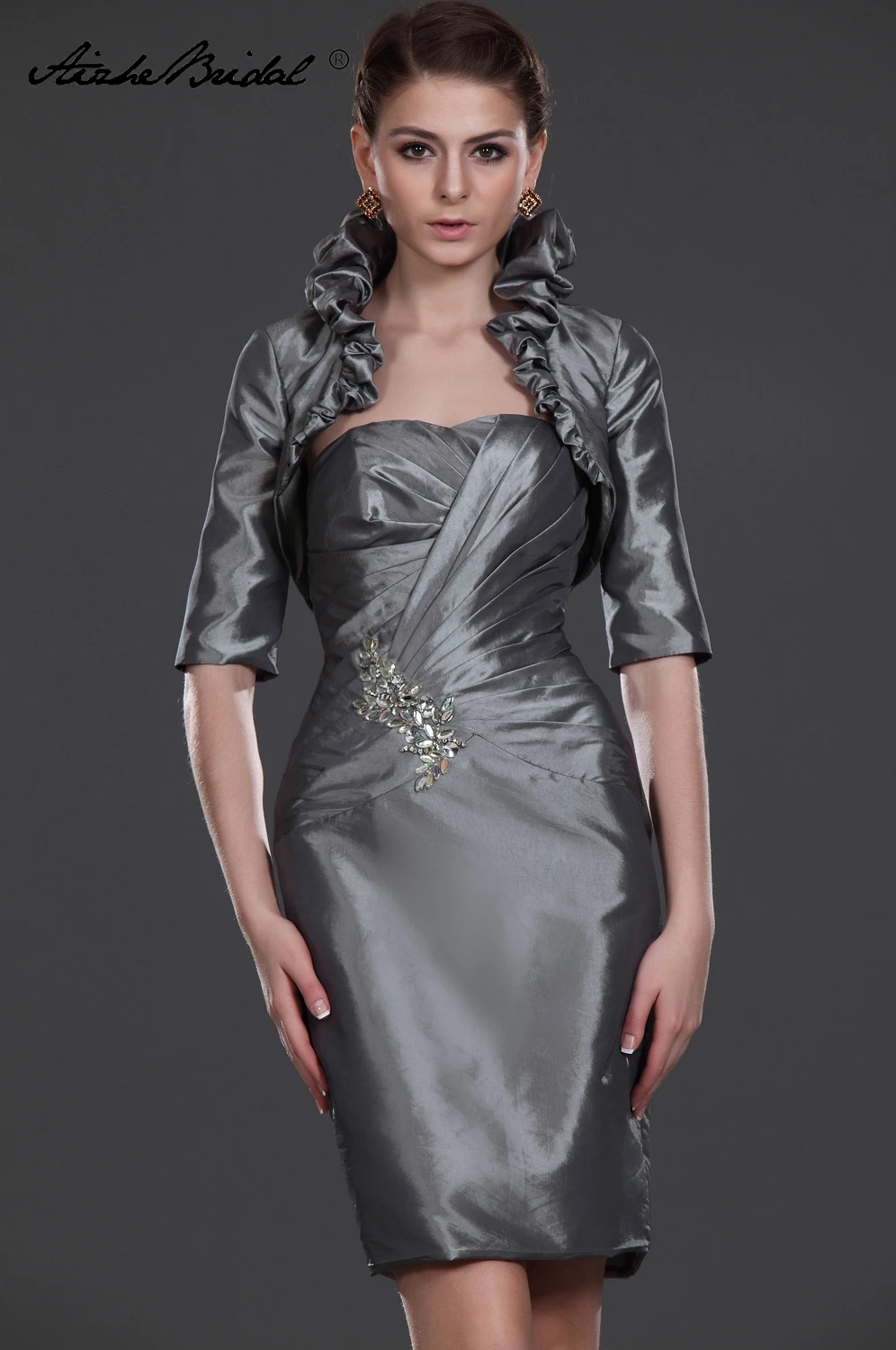 taffeta dresses for mother of the bride