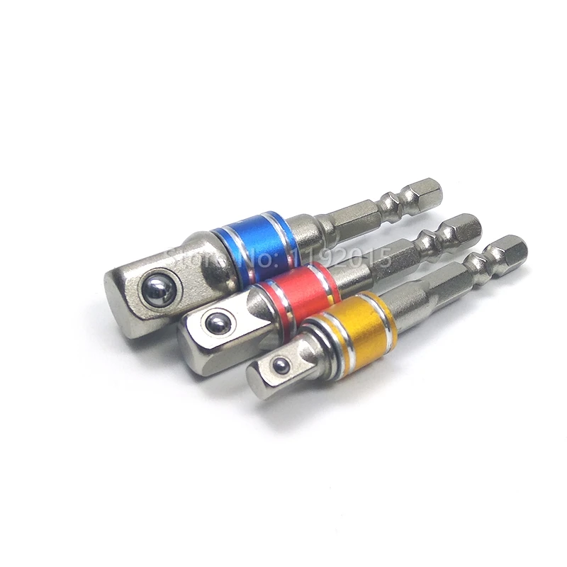 ZtDpLsd 3 шт. 1/4 &quot3/8&quot 1/2 &quotпривод сверло шестигранный ключ муфта удлинитель цветная