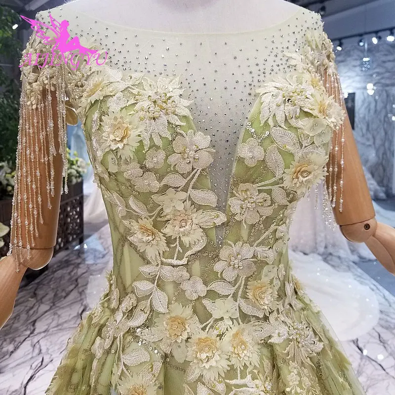AIJINGYU Кружево невесты ретро-платье Новый туалетный тонкий коллекция роскошные свадебное платье цена итальянский свадебные платья